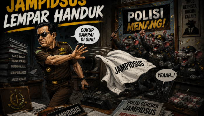 Prahara Perang Bintang, Panglima Laundry (TPPU) Lempar Handuk